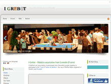 Tablet Screenshot of igrebot.fr